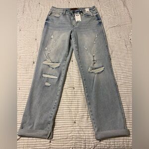 NWT Judy Blue Mid Rise Boyfriend Sz 5/27